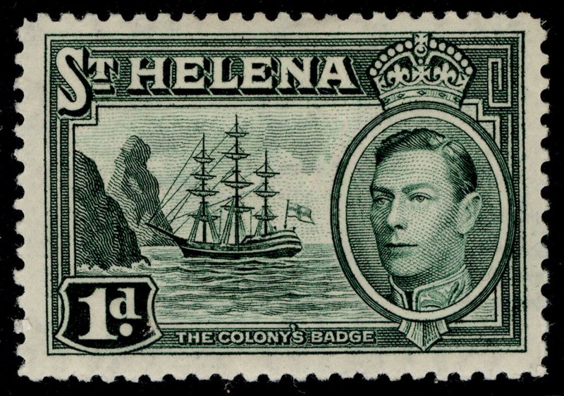 ST. HELENA GVI SG132, 1d green, M MINT. Cat £14. 