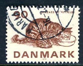 Denmark 1975: Sc. # 582: O/Used Single Stamp