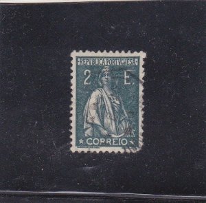 PORTUGAL  CERES 2 E. AF # 251 (1920-22)  TOP VALUE SET