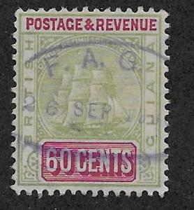 BRITISH GUIANA SC# 168 FVF/U 1905