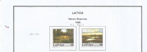 LATVIA - 1998 - Nature Reserves - Perf 2v Set - Mint Lightly Hinged