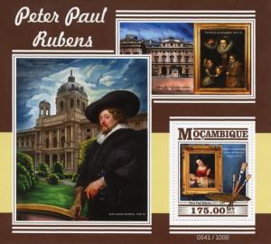 Mozambique 2015 MNH Peter Paul Rubens 1v S/S Paintings Virgin Adoration Child