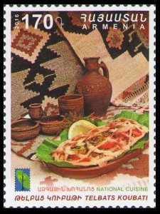 2016 Armenia 988 RCC. National cuisine