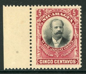 Nicaragua 1903 Unissued 5¢ Zelaya Official MNH G1
