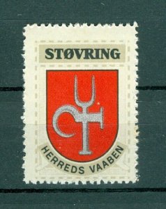 Denmark. Poster Stamp 1940/42. Mnh. District: Stovring. Coats Of Arms: Tools