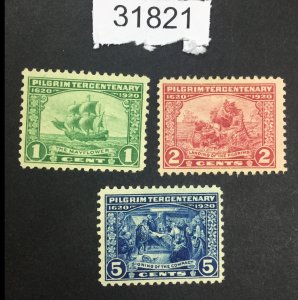 US STAMPS #548-550  MINT OG H    LOT #31821