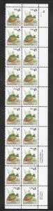 #2481 MNH Plate Block Strip of 20