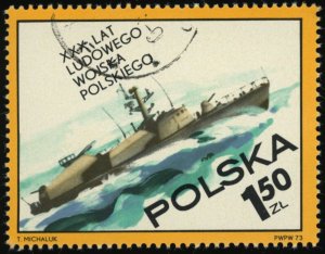 POLAND Sc 1999 USED - 1973 1.5z - Polish Warship