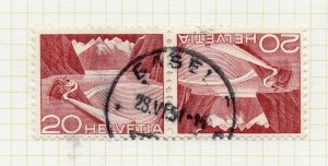 Switzerland 1928 Early Issue Fine Used 20c. Pair NW-136868