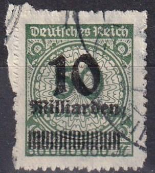 Germany #321  F-VF Used  CV $37.50  Z675