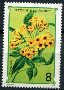 Sao Tome & Principe Sc#503b MNH, 8d multi, Flowers (1979) (1979)