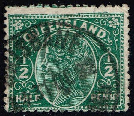 Australia-Queensland #89 Queen Victoria; Used (2.00)