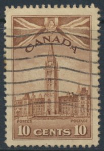 Canada  SC# 257  SG 382 Used  Parliament  see details & scans