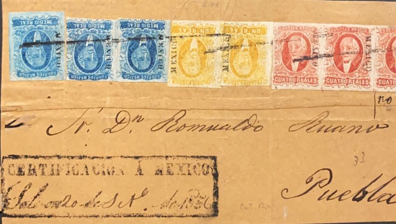 baja.J) 2000 MEXICO, HIDALGO'S HEAD, FRONT OF LETTER, FRONT OF THE