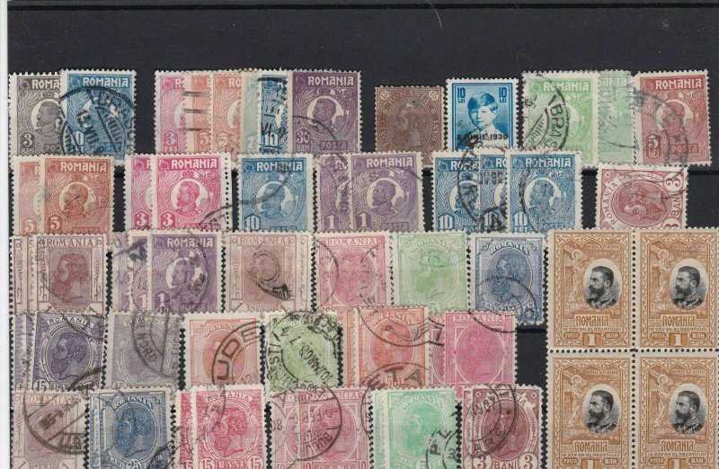 romania vintage stamps ref r9843