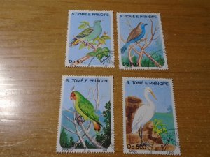 Birds : St Thomas & Principe #  1112-13/1115-16   used