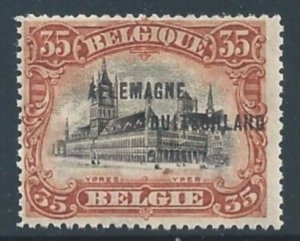 Germany #1N10 NH Belgium Cloth Hall Issue Ovptd. Allemagne Duitschland