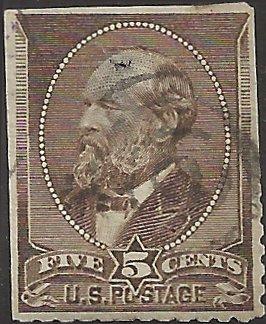 # 205 Yellow Brown Used FAULT James A. Garfield SCV-15.00