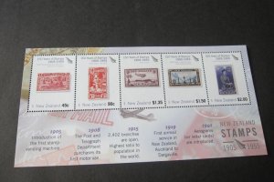 New Zealand 2005 Sc 2012a 150 year NZ stamp MS MNH