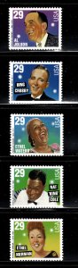 2849-53 Popular Singers SINGLES  MNH