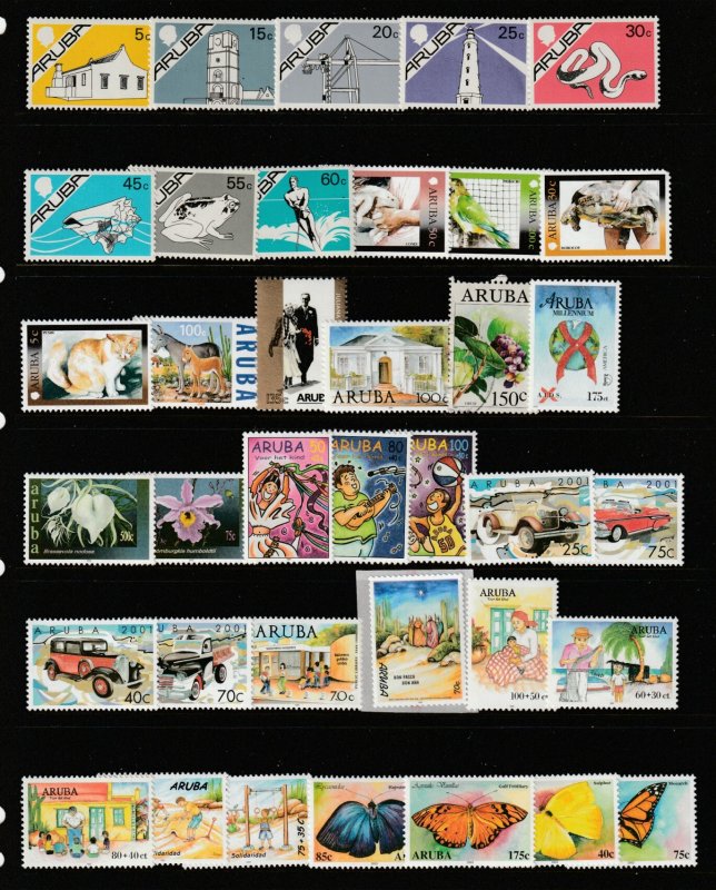 Aruba a page of MNH