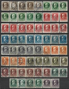 COLLECTION LOT 7532 BAVARIA  62 STAMPS 1914+ CLEARANCE