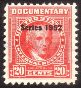 1952, US 20c, Documentary, Used, Sc R593