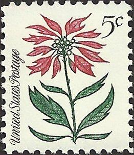# 1256 MINT NEVER HINGED POINSETTIA