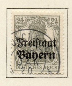 Bayern Bavaria 1919 Early Issue Fine Used 2.5pf. Optd NW-120839