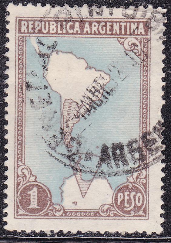 Argentina 594 USED 1951 Antarctic Land Claims