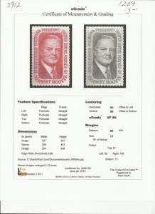 # 1269 MINT NEVER HINGED HERBERT HOOVER     VF+