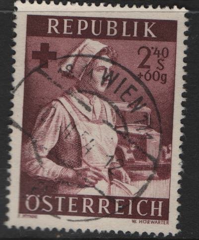 AUSTRIA  B293 USED   NURSE ISSUE 1954