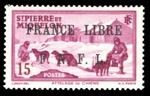 MOMEN: FRENCH ST PIERRE SC #227 MINT OG NH VF LOT #65944