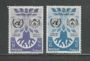 Libya Scott catalogue # 187-188 Unused Hinged