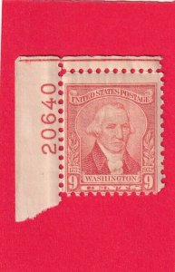 US 714 MNH OG PLATE NUMBER SINGLE #20640