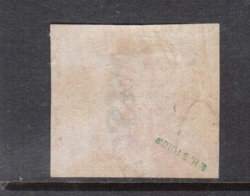 Brunswick #1 XF Used With Expert Handstamp