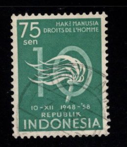 Indonesia Scott 472 Used Human Rights stamp