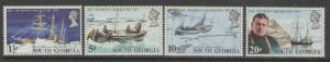 SOUTH GEORGIA SG32w/5w 1972 ERNEST SHACKLETON WMK CROWN TO RIGHT MNH