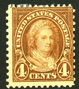 U.S. #556 MINT OG HR