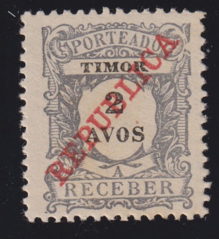 Timor J12 Postage Due 1911