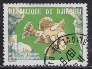 Djibouti 484 Harlequinfish 1978