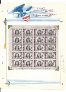 Guinea Collection, John F Kennedy, 6 White Ace Pages Mint NH Sets, Sheets