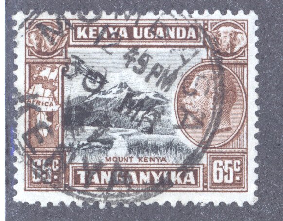 Kenya Uganda Tanganikya, Scott #53, Used