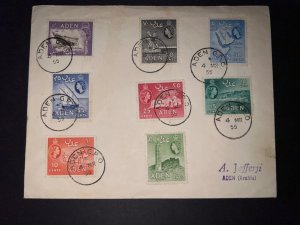 1955 Aden Arabia Cover GPO Local Use