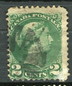 CANADA; 1870 classic QV Small Head issue fine used Shade of 2c. value