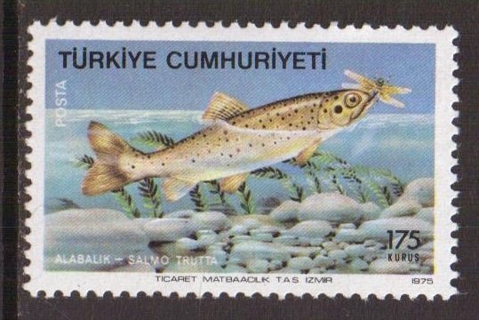 Turkey  #2019  MNH  1975  fish   175k