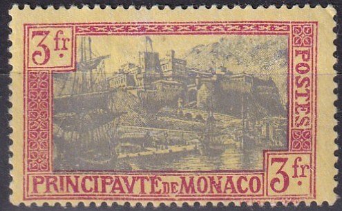 Monaco #90  F-VF Unused CV $25.00 (Z5802)