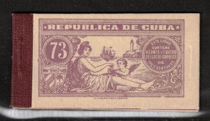 Cuba #305bc Extra Fine Never Hinged Complete Booklet