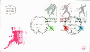 Israel, Worldwide First Day Cover, Sports
