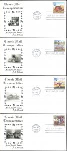 #2434-37 Traditional Mail Doback FDC Set